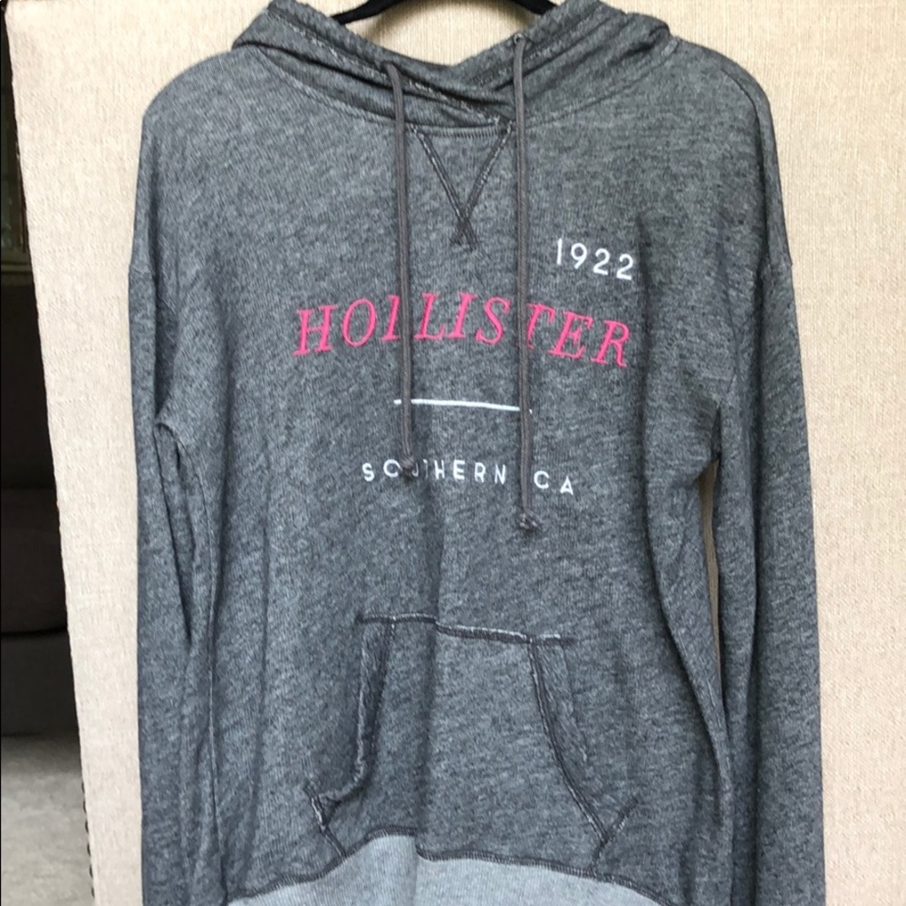 Hollister AM gray hoodie
